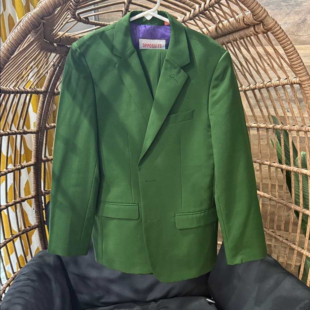 OppoSuits Vibrant Green Men's Blazer